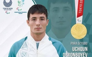 Токио-2020: парадзюдоист Учкун Куронбоев завоевал золотую медаль