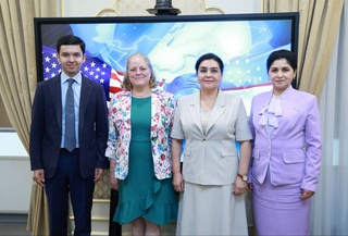 A meeting was held with the delegation of the Trade Law Development Program of the U.S. Department of Commerce