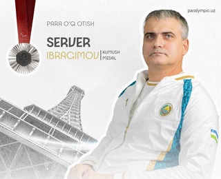 Сервер Ибрагимов Паралимпия ўйинларида кумуш медалини қўлга киритди