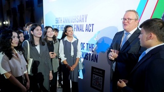 Бирге ислесиў жетискенликлери: Хельсинки келисимлери ҳәм ЕҚБШ Өзбекстанда