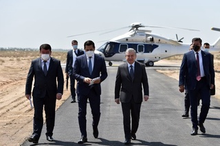 Сохтмони нерӯгоҳи барқии офтобии Шеробод оғоз ёфт