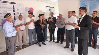 Қоракўлда бир йўла учта маҳалла биноси фойдаланишга топширилди