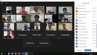 Чет элдаги магистрантларимиз билан масофавий мулоқот