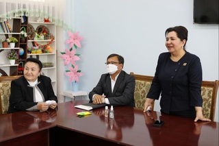 Сенат раиси Тошлоқ туманида