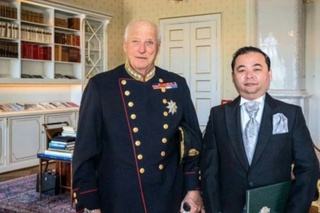 Өзбекстанның жаңадан тайынланған елшиси Норвегия Патшасына исеним жарлықларын тапсырды