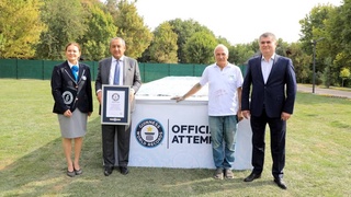 A new record has been set in Bostanlyk, entered into the Guinness Book of Records