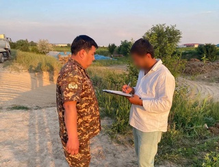 В Ташкентской области нарушителю грозит конфискация грузовика за повторный выброс строительных отходов