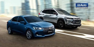 «UzAuto Motors» обнародовала цены на обновленный модельный ряд Chevrolet Tracker и Onix