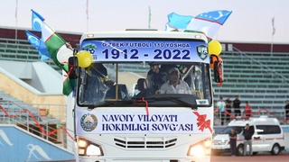 В Навоийской области прошли мероприятия, посвященные 110-летию узбекского футбола