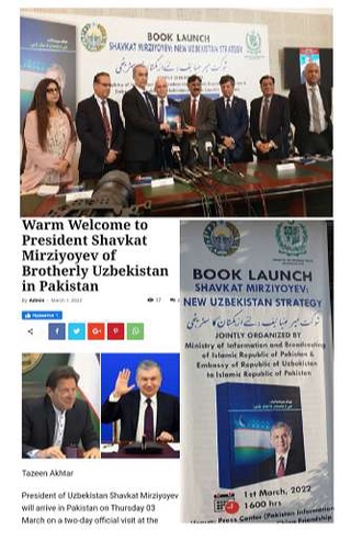 Покистонда «Шавкат Мирзиёев: Янги Ўзбекистон стратегияси» китобининг тақдимоти ўтказилди