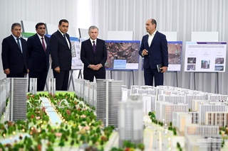 Фарғона шаҳрида янги массив қурилмоқда