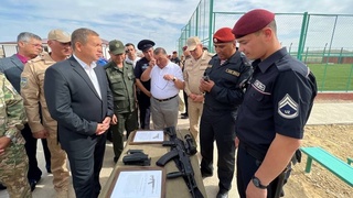 В Навоийской области состоялось открытие инновационного военного учебного полигона