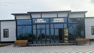 Жаңа шаңарақлық поликлиника тақыятаслыларға қуўаныш үлести