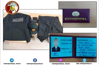 Сохта Миллий гвардия ходими мактабга кирмоқчи бўлганида қўлга олинди