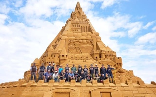 В Дании построили самый высокий в мире замок из песка