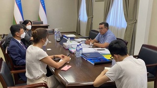 Кореянинг Ўзбекистондаги элчихонаси вакиллари билан учрашув бўлиб ўтди