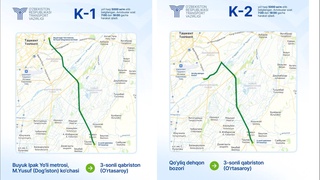 Эргатаг 29 апрель куни Тошкентда вақтинча бир кунлик йўналишлар ташкил этилади