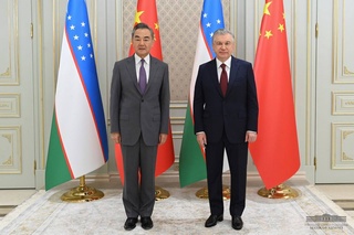 The President of Uzbekistan receives the Chinese delegation