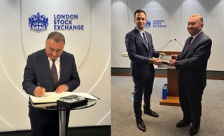 На Лондонской фондовой бирже состоялось официальное мероприятие в рамках размещения дебютных международных облигаций АО «НГМК»