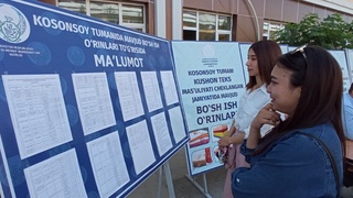 Наманганда «Таълим ва мутахассислик» меҳнат ярмаркаси ўтказилди