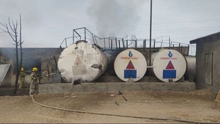 «Узбекнефтегаз»: пожар возник в результате проведения сварочных работ на территории АЗС