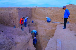 Axsikentda Qoraxoniylar davriga mansub turar-joy inshootlari topildi