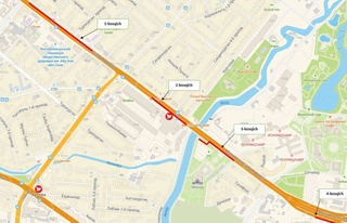 Ташкент қаласында шағын айналма жолдың бір бөлігі жабылады