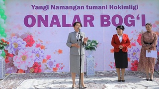Yangi Namangan tumanida “Onalar bogʻi” tashkil etildi