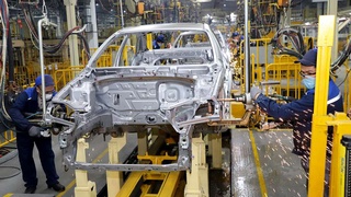 Asakadagi UzAuto Motors zavodida yangi payvandlash sexi ishga tushirildi