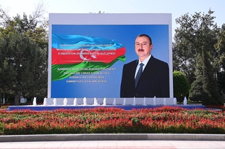 The President of Azerbaijan arrives in Uzbekistan