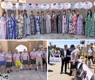 В Хиве стартовали международные соревнования по играм богатырей «Strongmen», посвященные памяти Пахлавона Махмуда