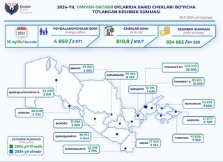 В каких регионах потребителям выплатили больше всего кешбэка за 10 месяцев?