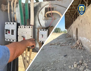 Ўртачирчиқда электрдан ноқонуний фойдаланиб келган ғишт заводи аниқланди