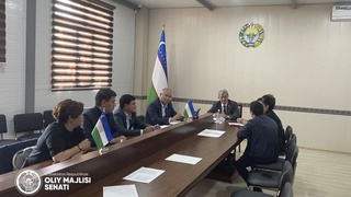 Олмазор туманида сенаторлар иштирокида йиғилиш бўлиб ўтди