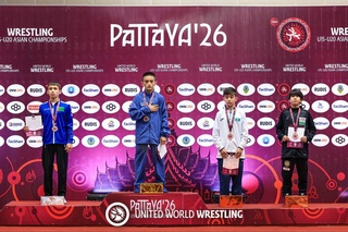 Сборная Узбекистана завоевала пять медалей на чемпионате Азии U15 по вольной борьбе