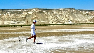 A race will be held at the bottom of the Aral Sea in honor of the World Day to Combat Desertification and Drought