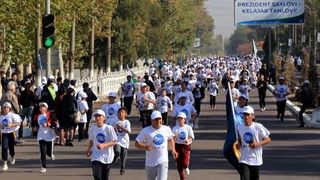 Марафон «Save Aral - 2021» в городе Ангрене