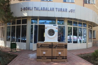 Talabalarning qo'lda kir yuvishiga chek qo'yildi