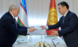 Ўзбекистон ташқи ишлар вазири Қирғизистон Президенти билан учрашди