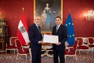 Өзбекстан елшісі Австрия Президентіне сенім грамотасын тапсырды