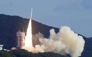 In Japan, a fire occurred during the testing of the Epsilon S rocket engine