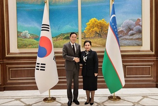 Дурнамои ҳамкориҳо бо Ассотсиатсияи соҳибкорони Корея-Ӯзбекистон баррасӣ шуд