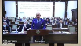 На заседании Сената критически обсужден отчет хокима Кашкадарьинской области