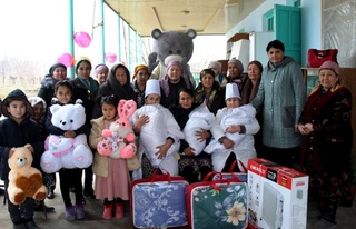 Сирдарёда уч эгизак ўғил туғилди