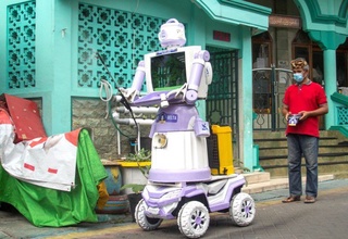 Indoneziyada “Delta”-robot koronavirus bilan kasallanganlarga koʻmaklashmoqda