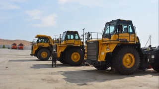 На рудник «Пистали» поступили новые автосамосвалы