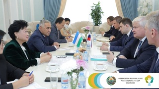 Maktabgacha taʼlim vazirligida Rossiya Federatsiyasi delegatsiyasi bilan uchrashuv boʻlib oʻtdi