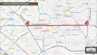 В Ташкенте участок на МКАД в Учтепинском районе перекроют на три дня из-за ремонтных работ