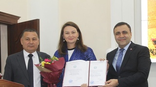 Дни азербайджанской культуры и литературы празднуются в Ургенчском государственном университете имени Аль-Хорезми