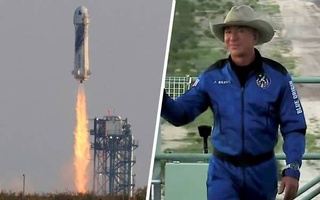 Миллиардер Джефф Безос успешно слетал в космос на своем корабле